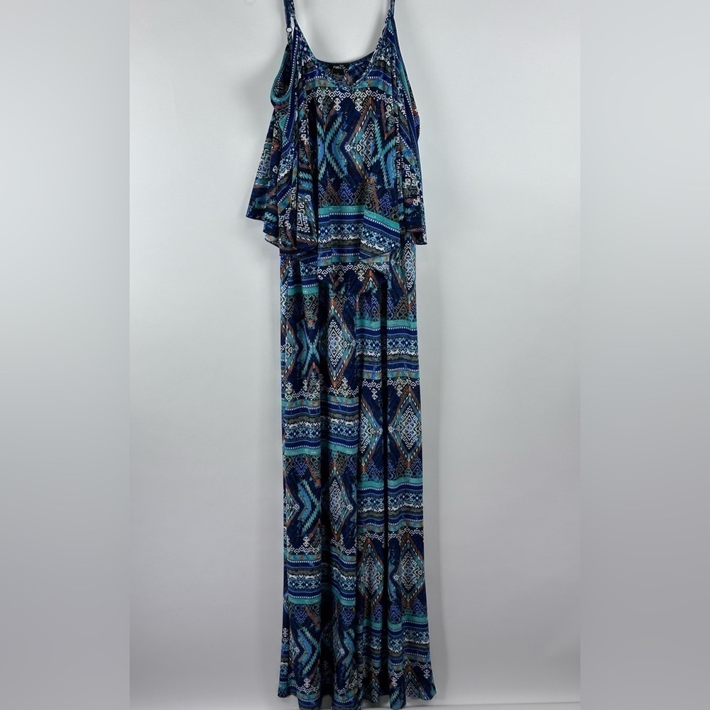 Women's Aztec Print Adjustable Straps Pant Jumper